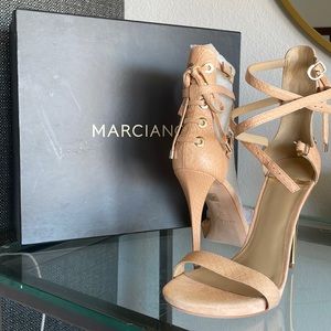 New pink leather Marciano Heel